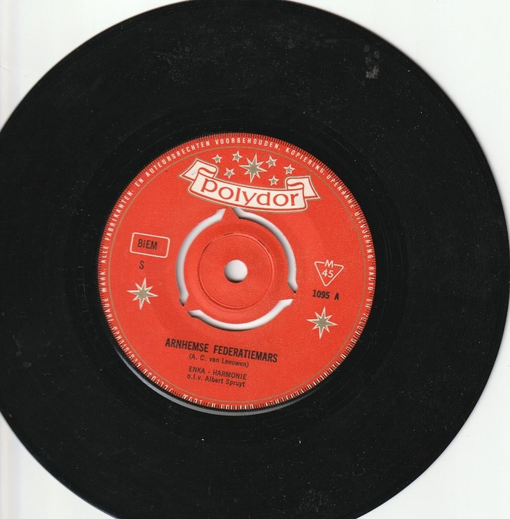ARNHEM Enka Harmonie– en Fanfarekorps Heyenoord–vinyl 1963, Ophalen, Gelezen