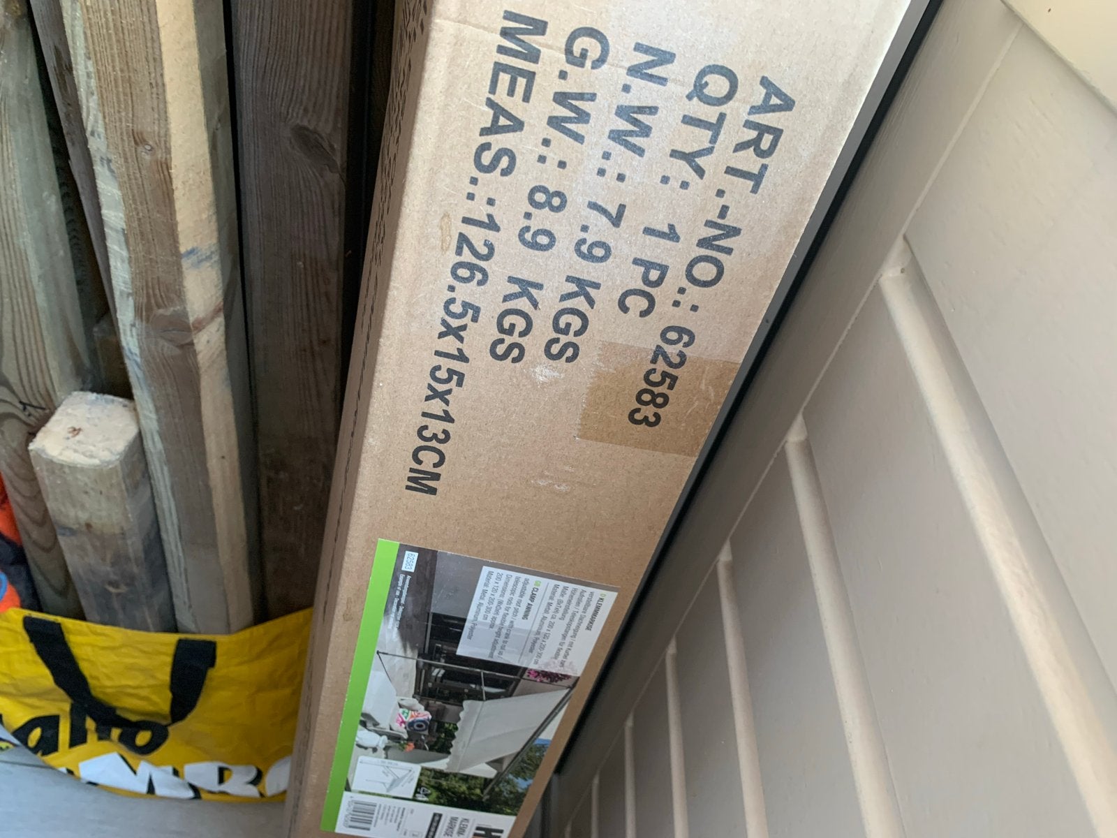 Zonnescherm Nieuw In Doos!, Ophalen, Nieuw, Minder dan 250 cm, 150 tot 300 cm