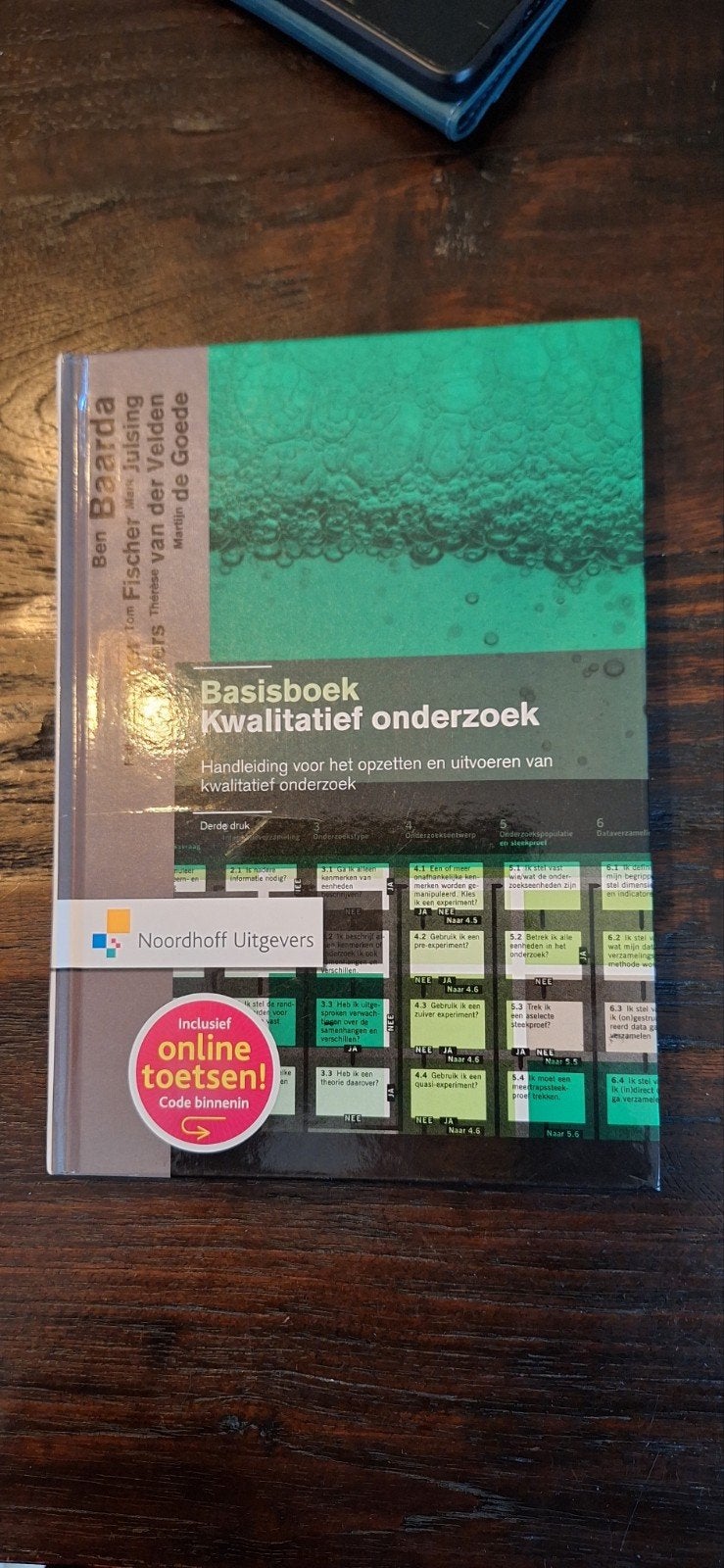 Basisboek Kwalitatief Onderzoek - Ben Baarda, Boeken, Zo goed als nieuw, Ben Baarda, Gamma, HBO