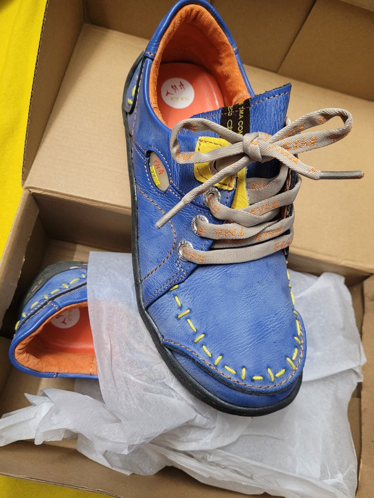 TMA Schoenen Blauw Maat 38 - Zo goed als nieuw, Schoenen met lage hakken, Blauw, Nieuw, Ophalen of Verzenden