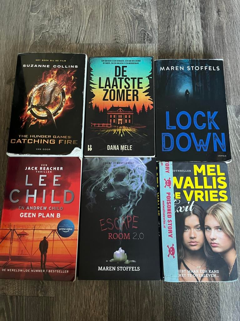 Boekenpakket: Thrillers & Young Adult (6 stuks), Ophalen of Verzenden, Gelezen, Nederland