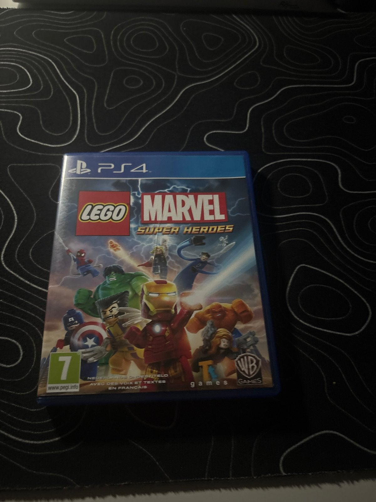 LEGO Marvel Super Heroes PS4 Game, Spelcomputers en Games, Avontuur en Actie, Gebruikt, 2 spelers, Eén computer