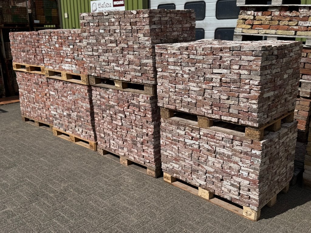 Kleine antieke rode metselsteen Rijntjes 18x4cm., Ophalen, Overige materialen, Gebruikt, Overige typen