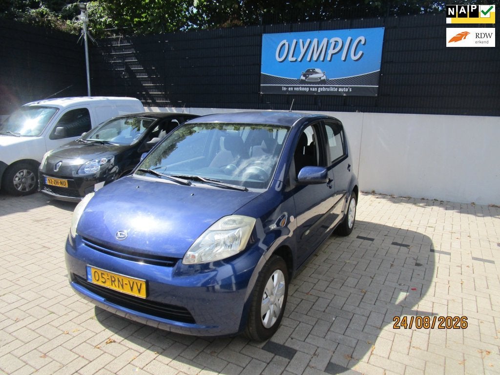 Daihatsu Sirion 2 1.3-16V Comfort +Airco +Nieuwe Apk, Auto's, Voorwielaandrijving, 4 cilinders, Blauw, Handgeschakeld