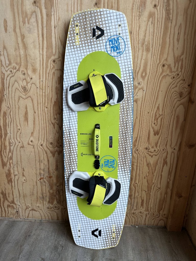 Duotone Gonzales 134cm 2026 Kiteboard + Vario Bindingen, Info@duotone.com, Duitsland, Twintip, Verzenden