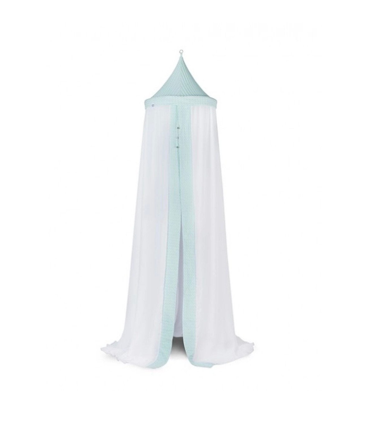 Jollein Klamboe voile Wafel Mintgroen - Baby/Kinderkamer, Ophalen of Verzenden, Zo goed als nieuw, 180 cm of meer, 70 tot 85 cm