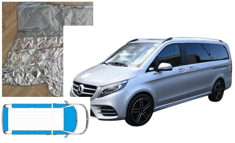 Raamisolatie set 8 Delig voor en achterzijde Mercedes Vito, Buurserstraat 15 A, 7481 EG,Haaksbergen, Ophalen of Verzenden, Info@123CamperOnderdelen.nl