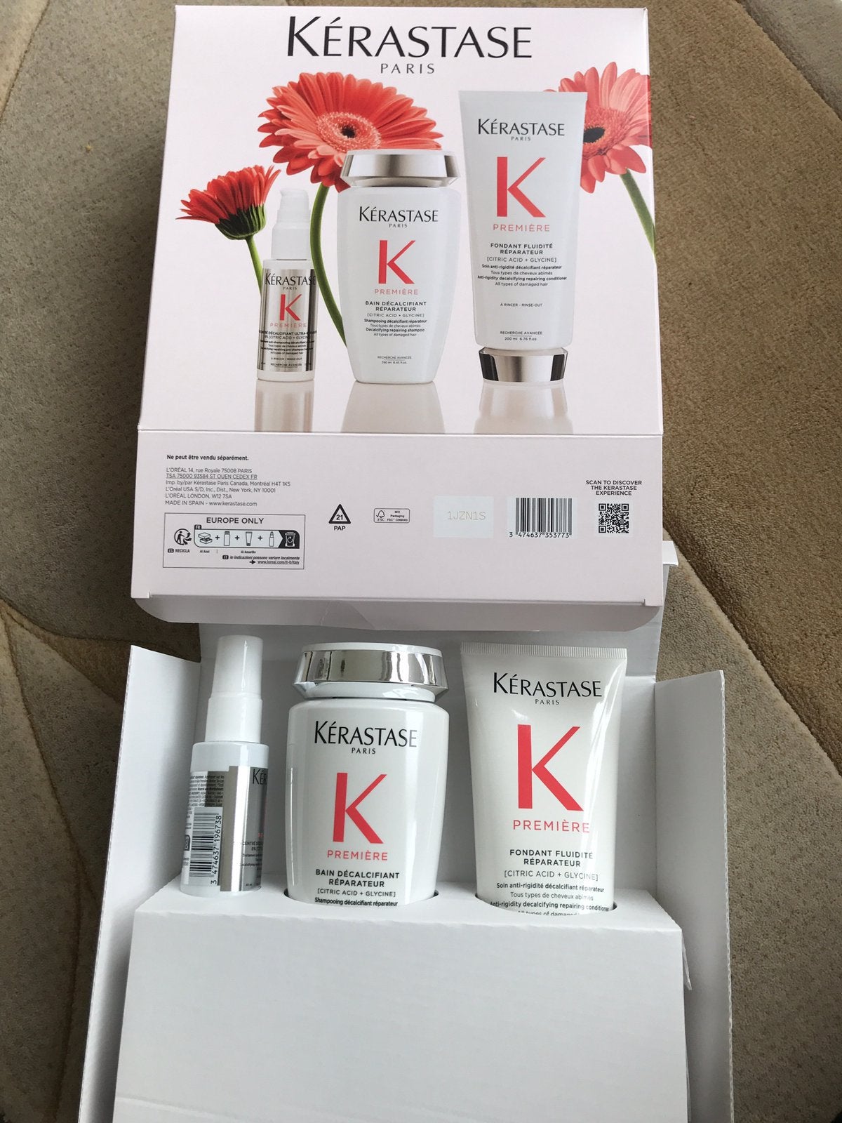 Kerastase première shampoo set nieuw, Ophalen of Verzenden, Nieuw, Shampoo of Conditioner