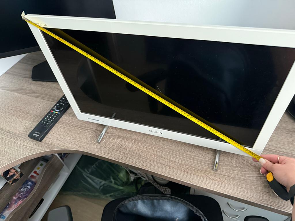 Witte Sony LCD TV 68 cm - Geen Smart TV, Ophalen, 50 Hz, LCD, Zo goed als nieuw
