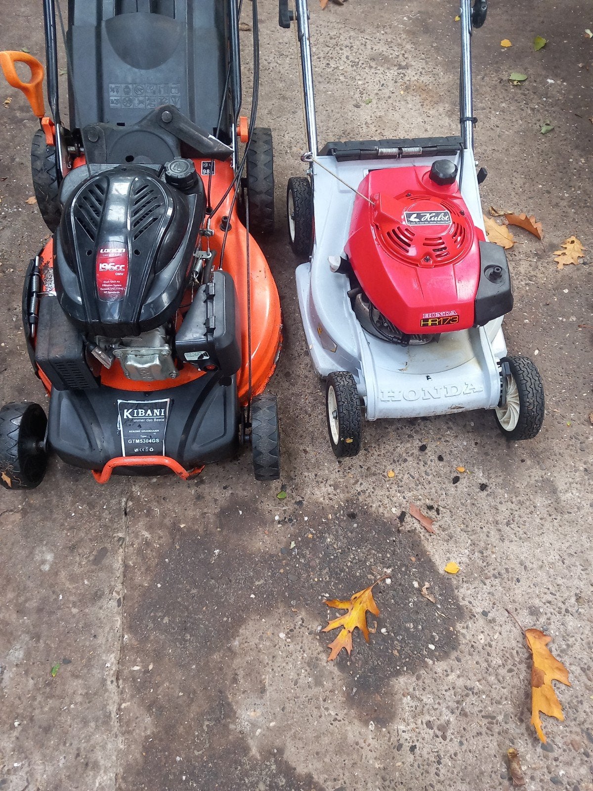 Kibani gtm5304gs honda hr 173., Tuin en Terras, Ophalen, Cirkelmaaier, Honda, Gebruikt