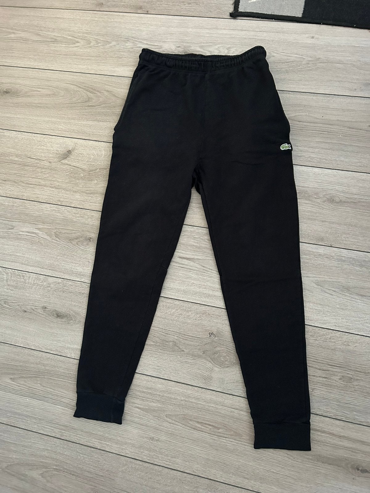 Trainingsbroek Lacoste, maat L, valt kleiner, Ophalen of Verzenden, Zo goed als nieuw, Zwart, Legging