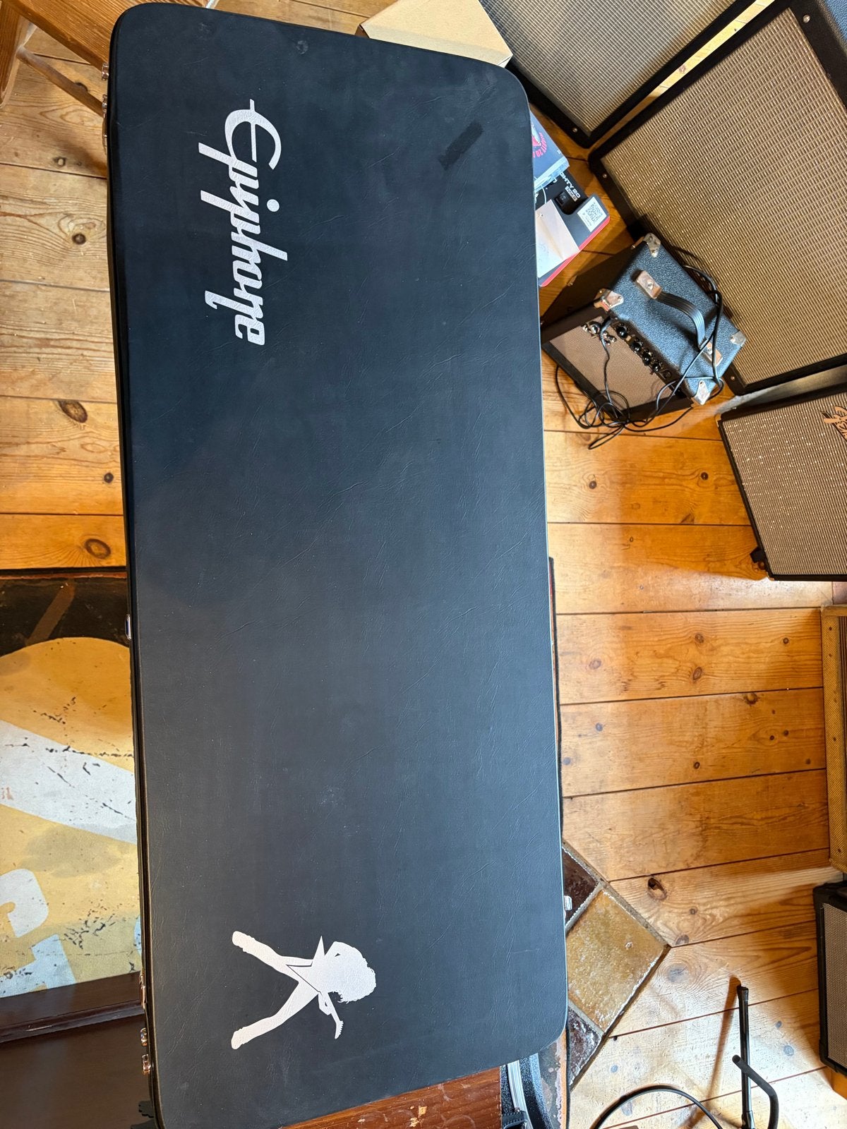 Epiphone gitaarkoffer voor V-vormige gitaren, Muziek en Instrumenten, Behuizingen en Koffers, Gebruikt, Ophalen of Verzenden, E