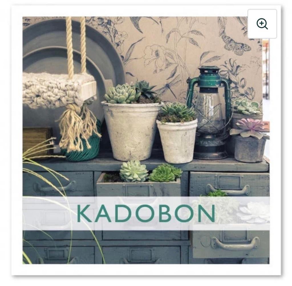 Kadobon/ cadeaubon, Ophalen of Verzenden