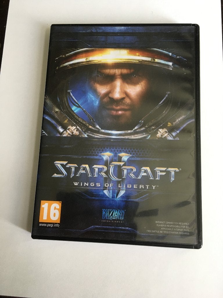 star craft 2 wings of liberty pc game starcraft, 1 speler, Ophalen of Verzenden, Zo goed als nieuw, Vanaf 3 jaar