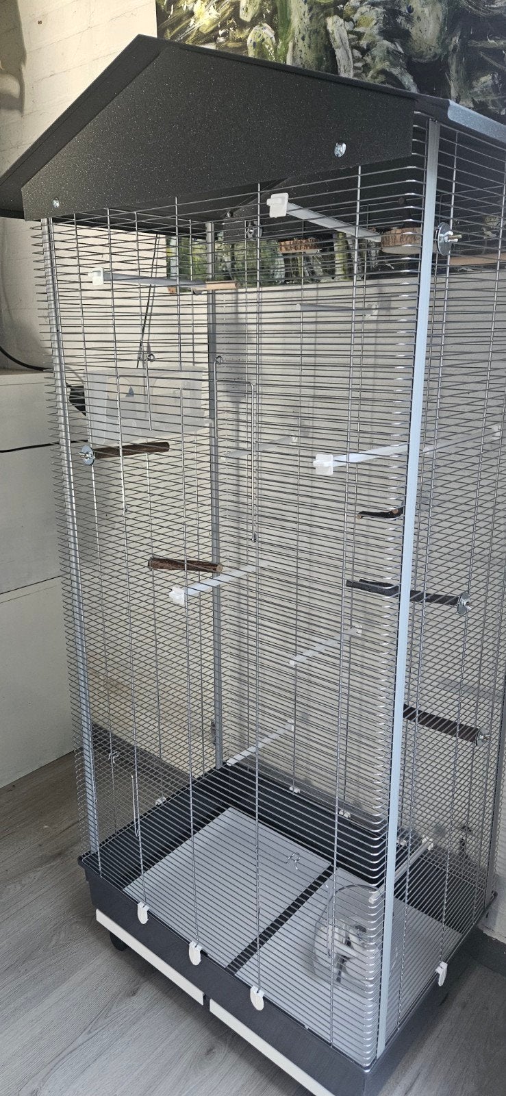 Prachtige vogelkooi zo goed als nieuw!, Ophalen, Zo goed als nieuw, Metaal, Vogelkooi