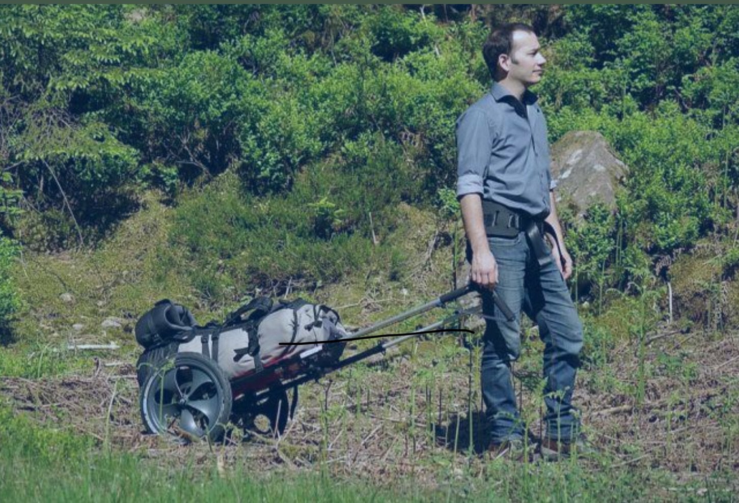 Benpacker Outdoor wandelkar, Ophalen of Verzenden, Zo goed als nieuw, Kleding
