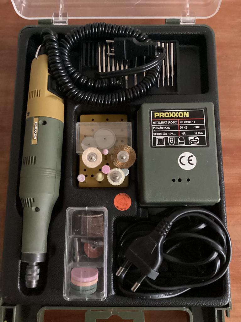 PROXXON graveerset met accessoires, Ophalen of Verzenden, Zo goed als nieuw