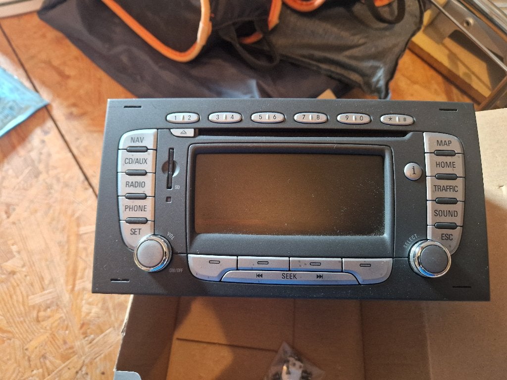Autoradio Ford met navigatie en telefoon, Auto diversen, Ophalen of Verzenden, Gebruikt