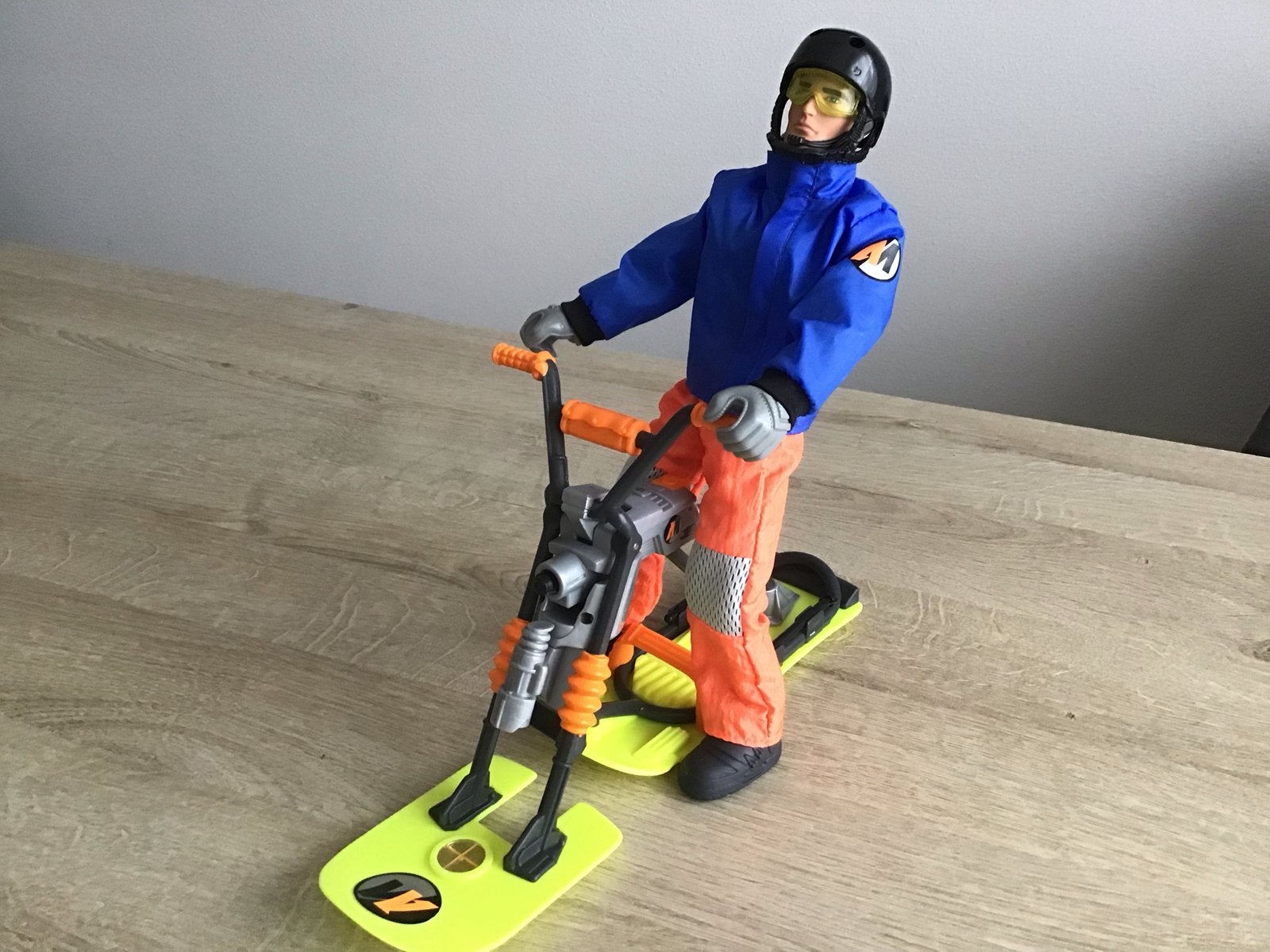 Action Man met sneeuwscooter/ski-voertuig, Ophalen of Verzenden, Zo goed als nieuw