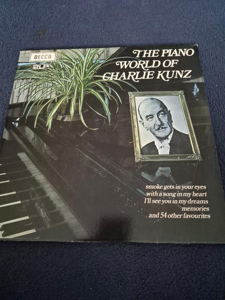 The Piano World of Charlie Kunz, Ophalen, Gebruikt, Dubbel-LP, 12 inch