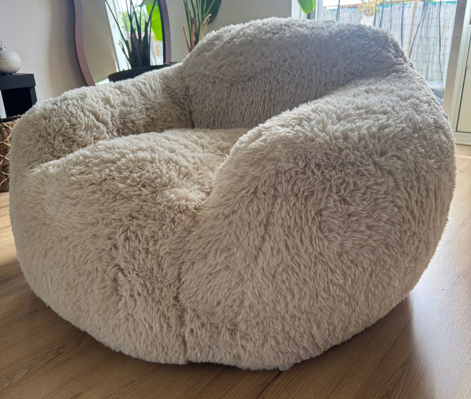 Action Loungestoel Faux Fur Fluffy Fauteuil, Ophalen, Nieuw