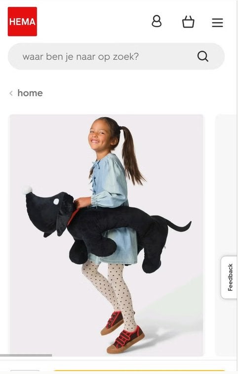 Takkie verkleedpak jip janneke voor 3+ Hema nieuw, Nieuw, Hond, Ophalen of Verzenden