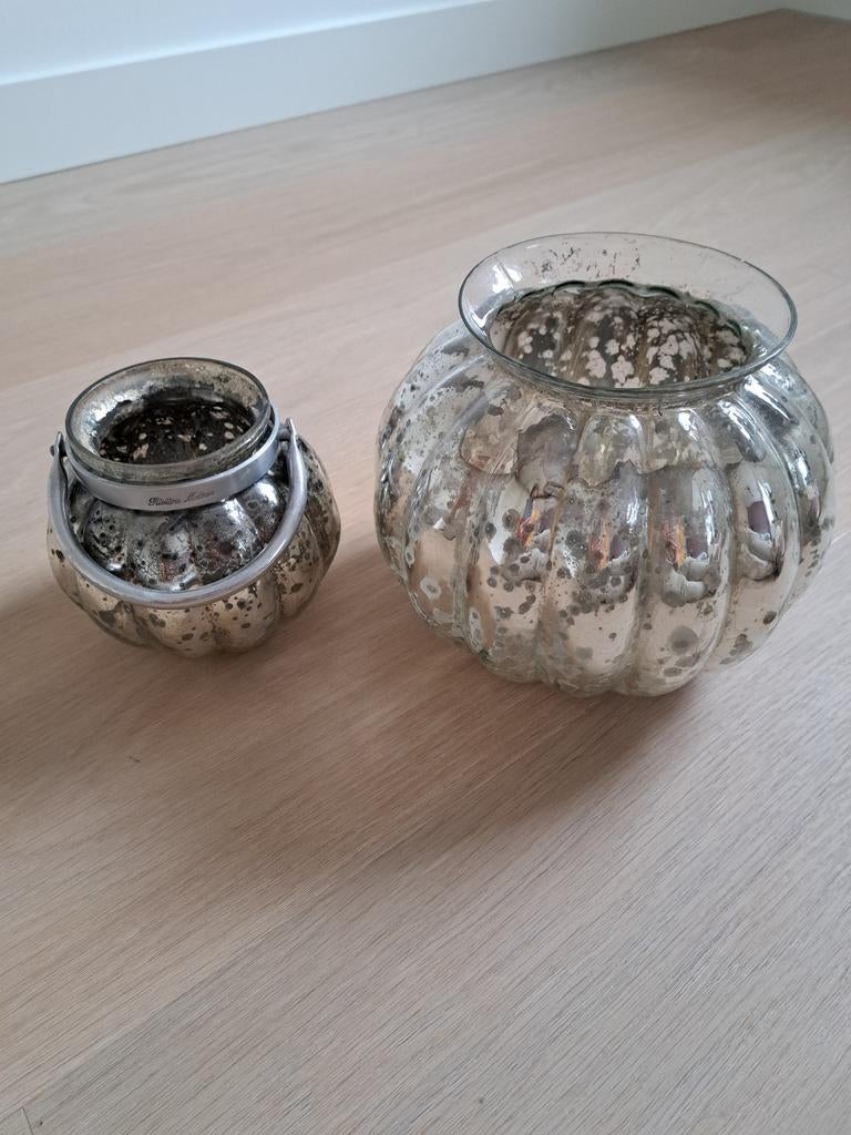 Riviera Maison vaasjes - Oude collectie, Ophalen, Gebruikt, Overige kleuren, Glas