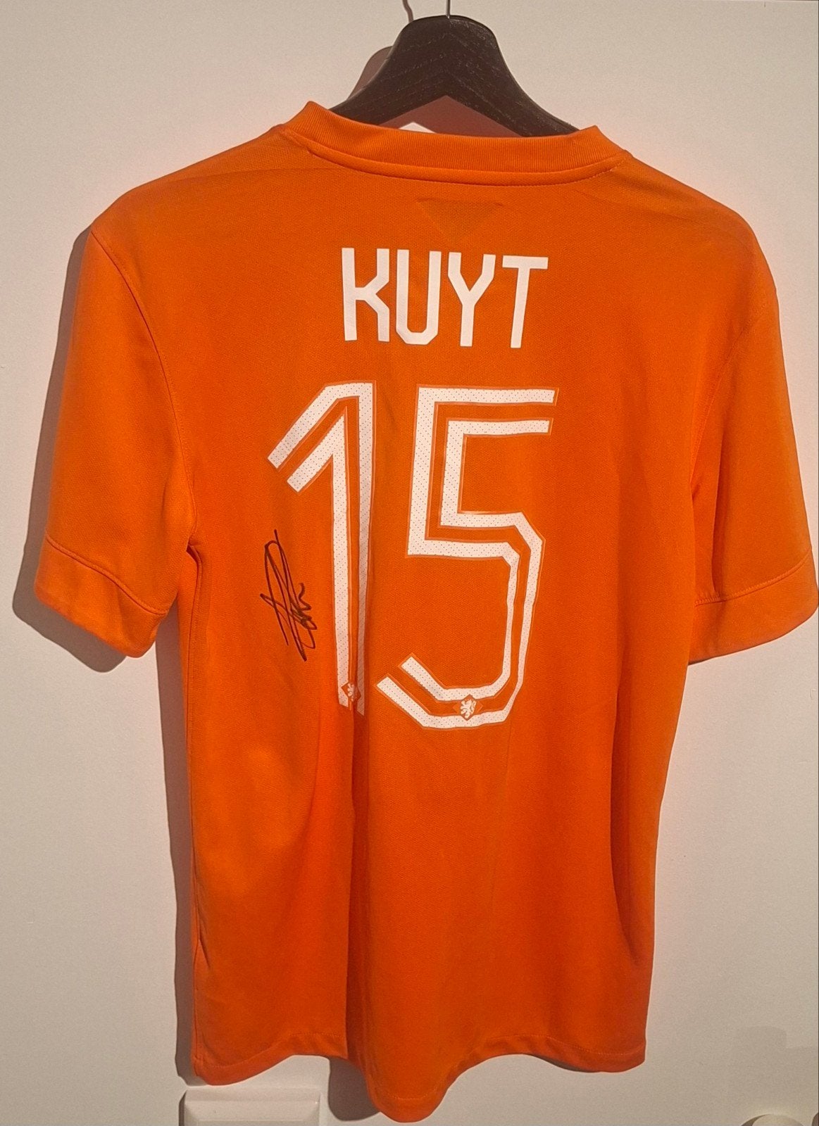 gesigneerd kuyt 2014 Nederland shirt, Ophalen of Verzenden