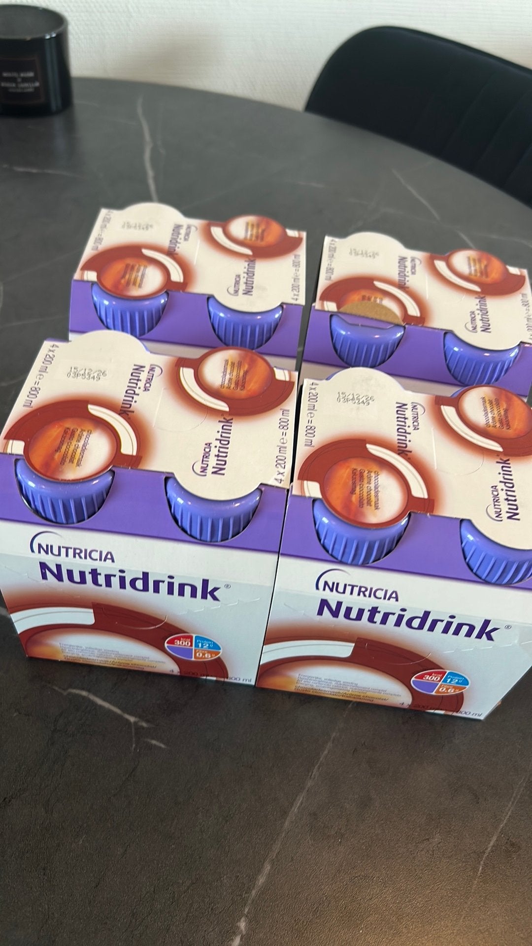 Nutridrink chocolade 16 flesjes, Ophalen
