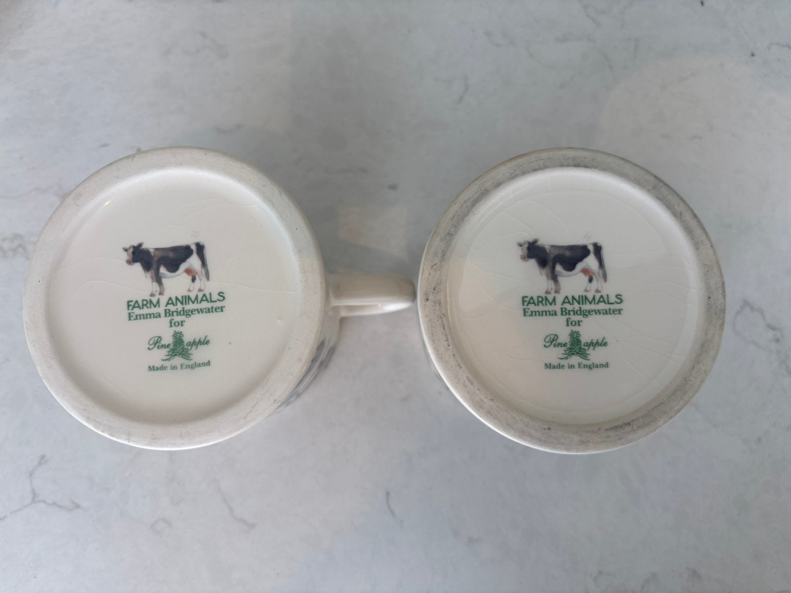 2x Emma Bridgewater baby mug sheep Pineapple, Ophalen, Nieuw, Aardewerk, Overige stijlen
