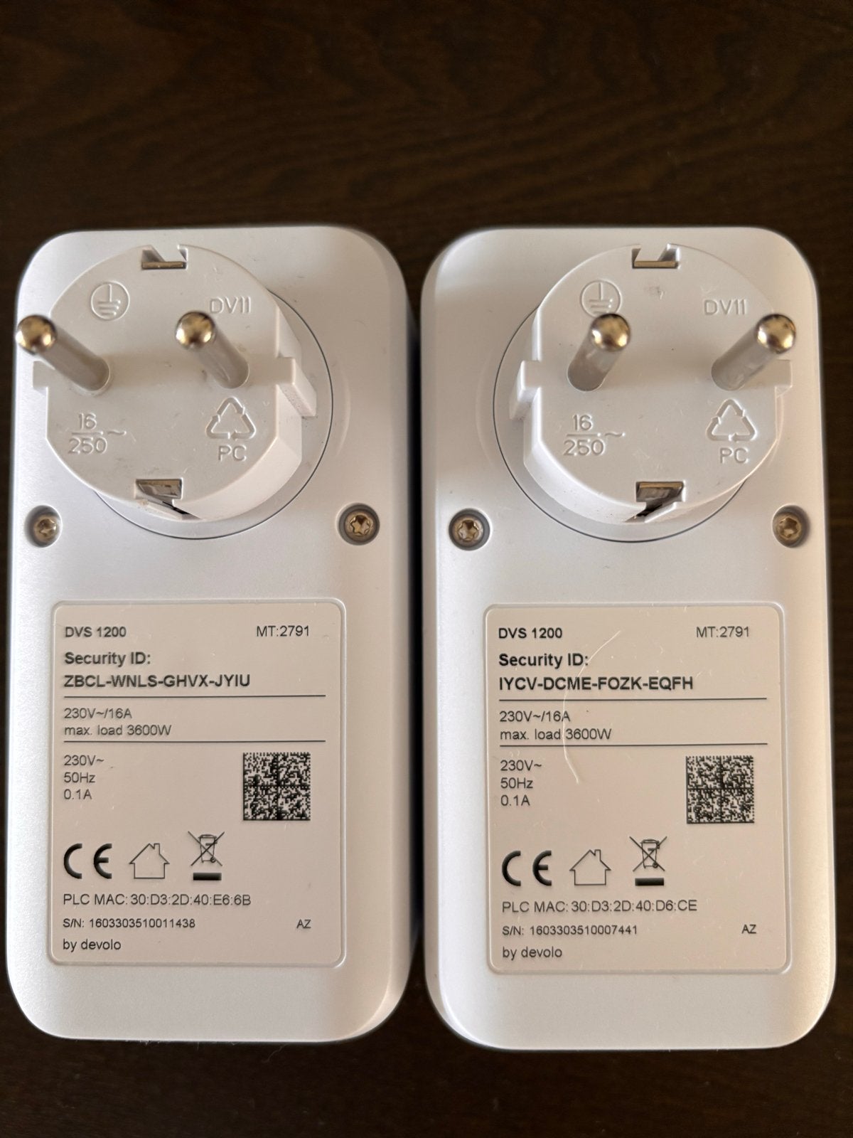 Devolo DVS 1200 Powerline Adapters (2 stuks), Computers en Software, Ophalen of Verzenden, Zo goed als nieuw