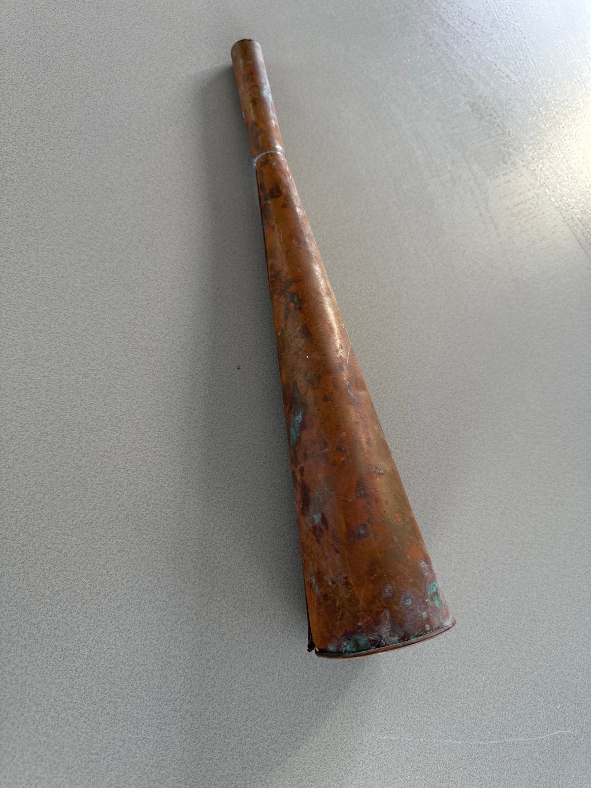 Messing toeter scheepshoorn, Ophalen of Verzenden