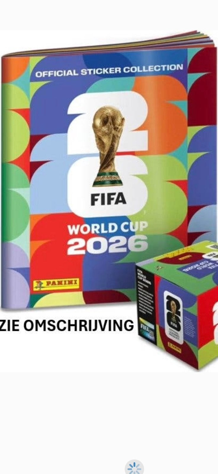 Panini world cup 2026 stickers, Ophalen of Verzenden, Zo goed als nieuw
