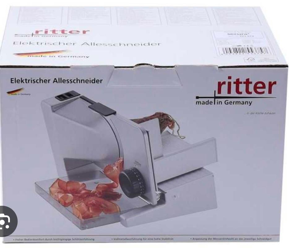 Ritter Alles Snijder - Vleessnijmachine nieuw in doos!, Ophalen of Verzenden, Nieuw, 3 snelheden of meer