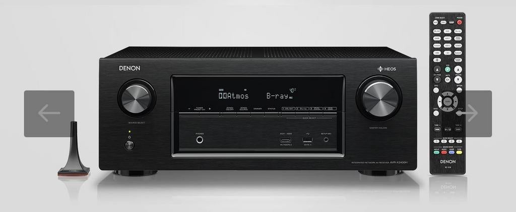 DENON AVR-X2400H versterker +TEUFEL ULTIMA 40 MK lll speaker, Audio, Tv en Foto, Versterkers en Receivers, Ophalen, Zo goed als nieuw