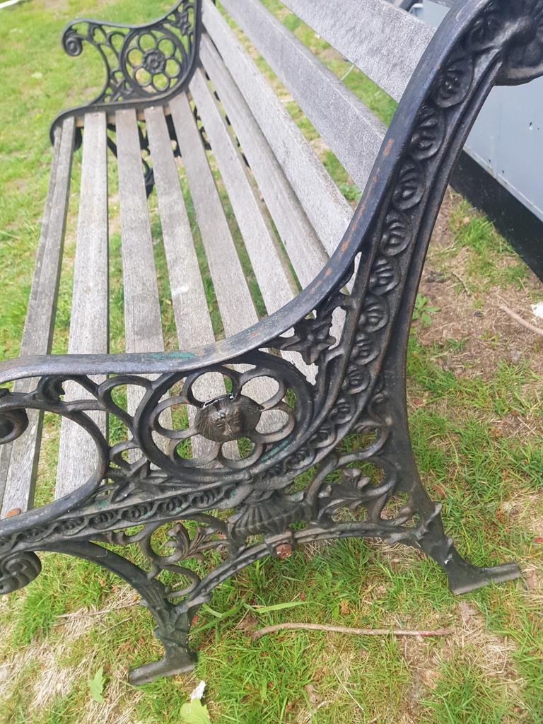 Tuinbank gietijzer, Ophalen of Verzenden, Metaal