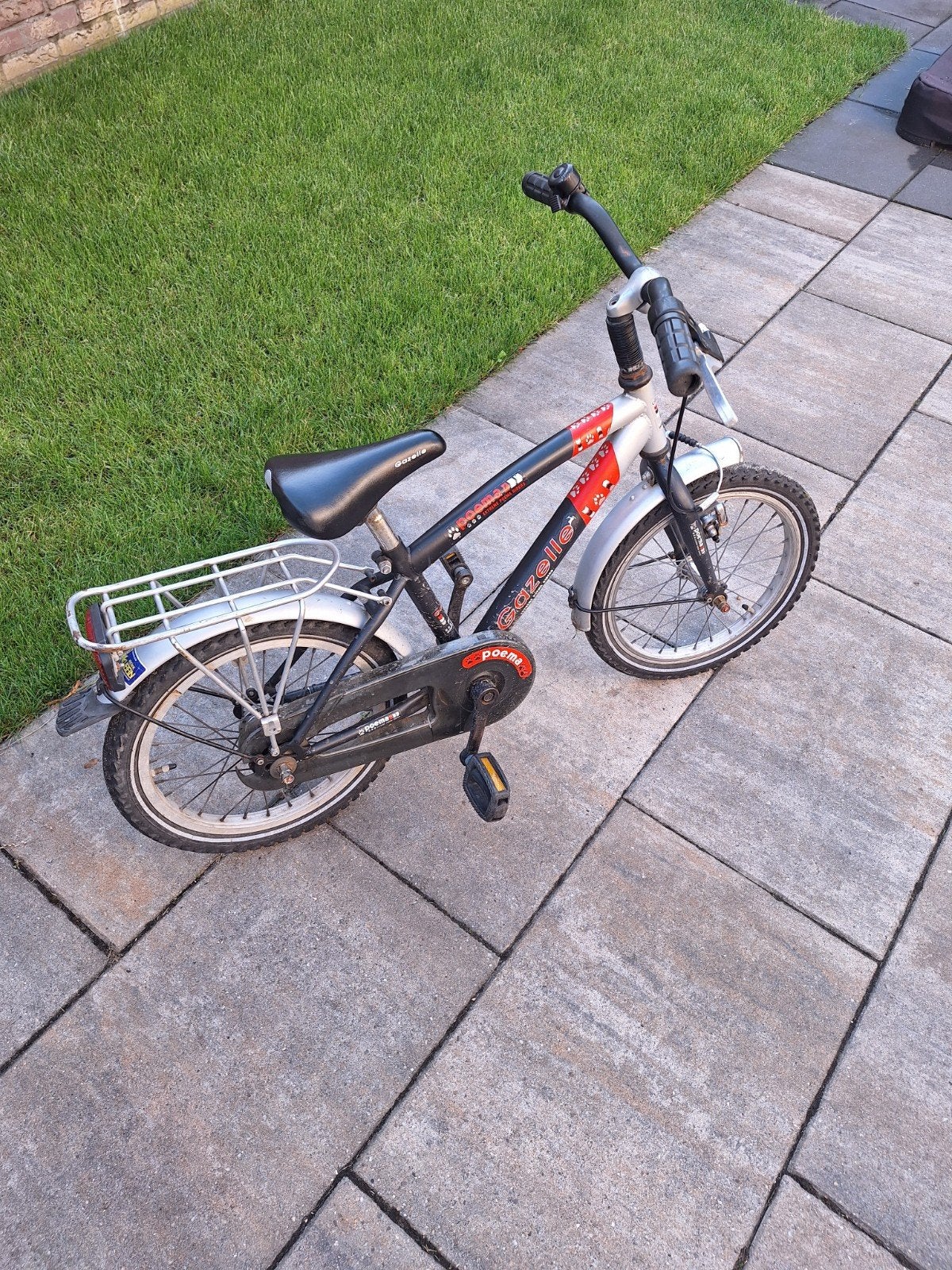 Kinderfiets 16 inch - Gazelle Poesie, Ophalen, Terugtraprem, Gazelle, 16 tot 20 inch
