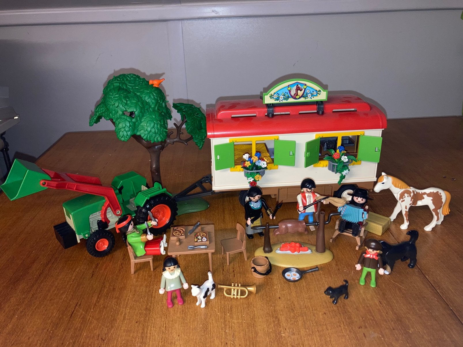 Playmobil gipsy woonwagen circus  wagen zigeuner, Gebruikt, Losse onderdelen, Overige typen, Ophalen of Verzenden