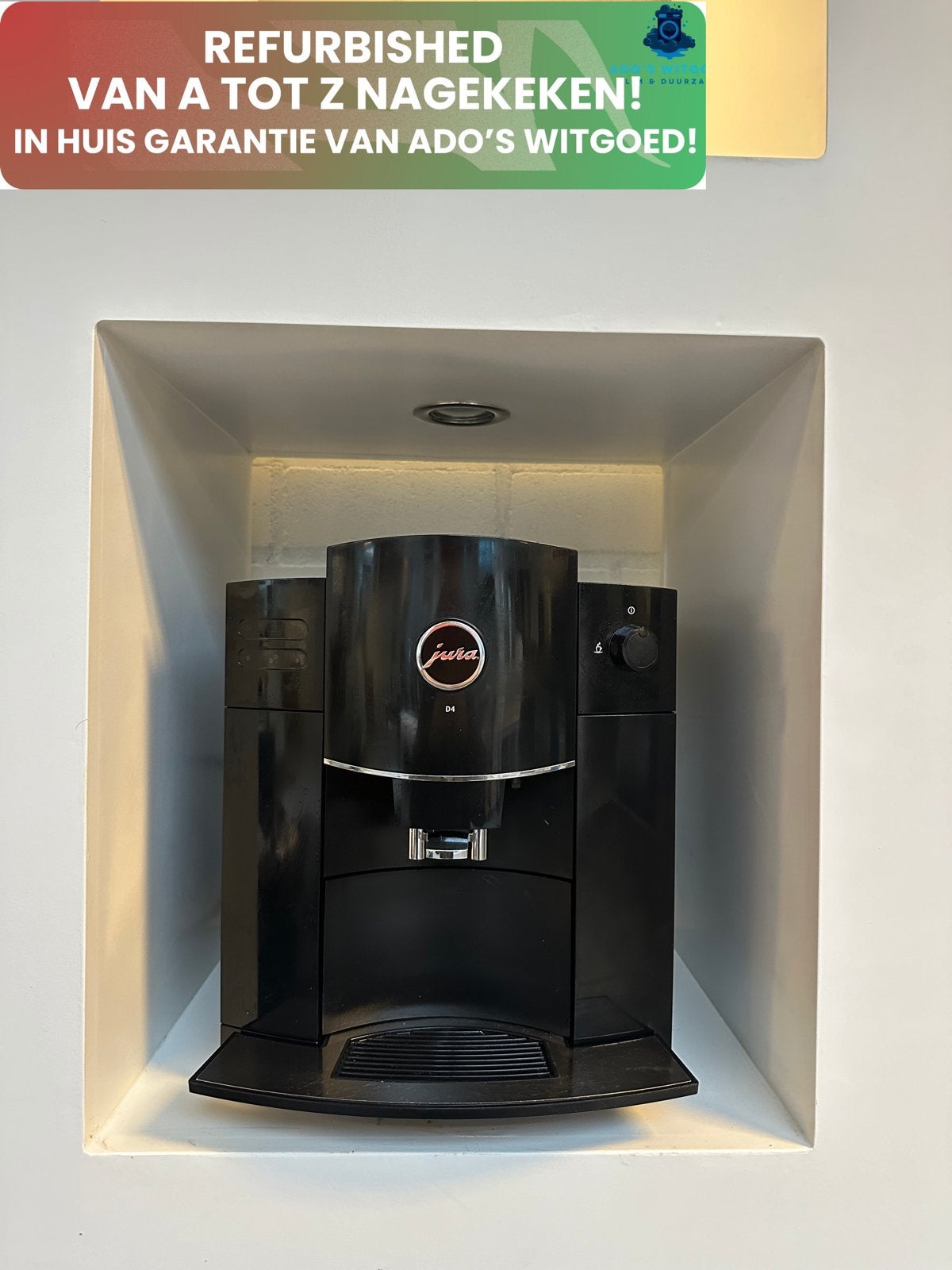 JURA D4 Volautomatische Koffiemachine, Witgoed en Apparatuur, Info@adoswitgoed.nl, JURA, 10 kopjes of meer, Ophalen of Verzenden