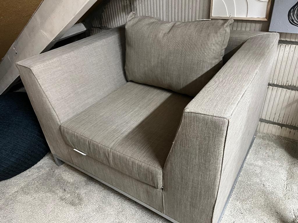 Lounge stoel buiten, Tuin en Terras, Tuinstoelen, Ophalen, Gebruikt, Overige materialen