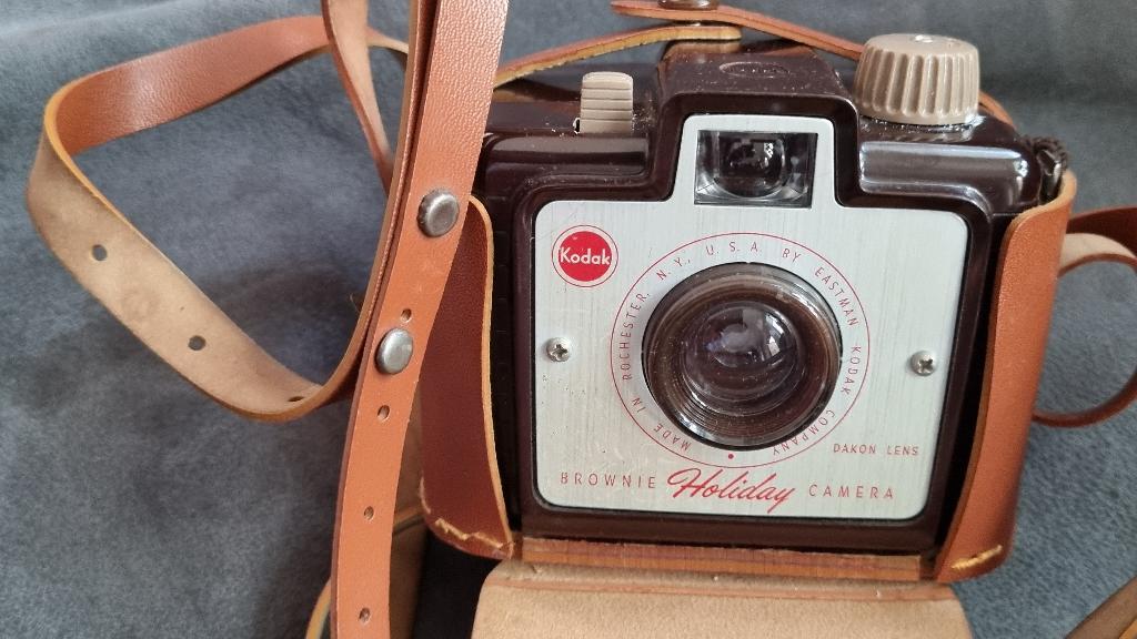 Vintage Kodak Brownie Holiday camera, Audio, Tv en Foto, Fotocamera's Analoog, Ophalen of Verzenden, Gebruikt, Compact, Kodak