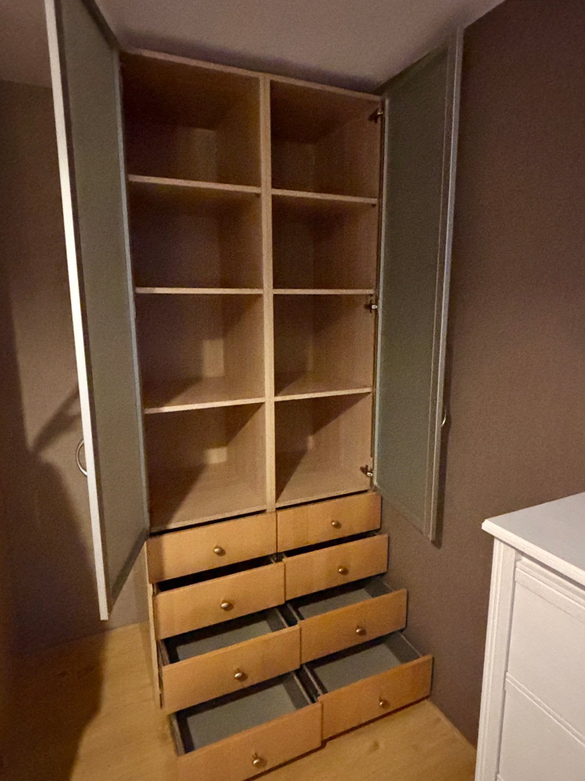 4 Pax Kledingkasten 2x100cm en 2x 50cm breed, H236cm D60 cm, Ophalen, Gebruikt, 200 cm of meer, 50 tot 100 cm