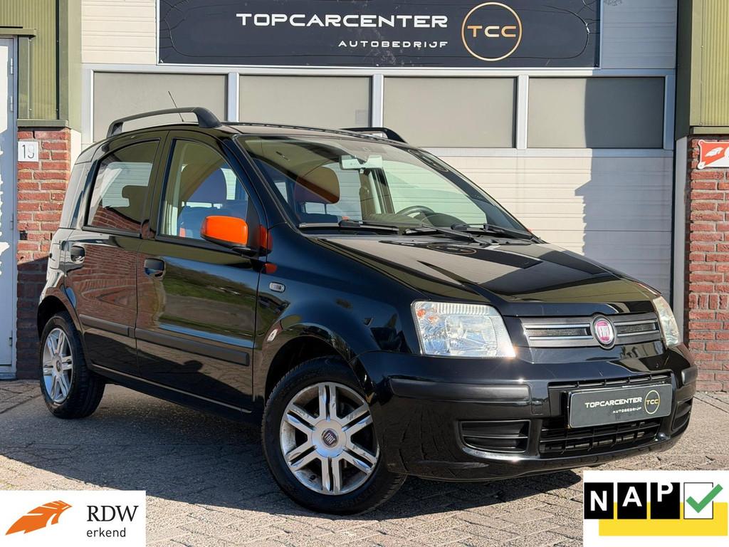 Fiat Panda 1.2 Emotion/CLIMA/PARKS/LM.VELG/APK/NAP, Auto's, Fiat, Voorwielaandrijving, Parkeersensor, Gebruikt, Zwart