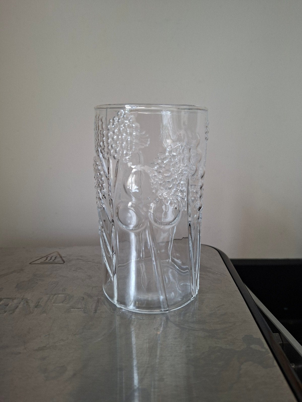Iittala Flora drinkglas door Oiva Toikka, puntgaaf, Ophalen of Verzenden
