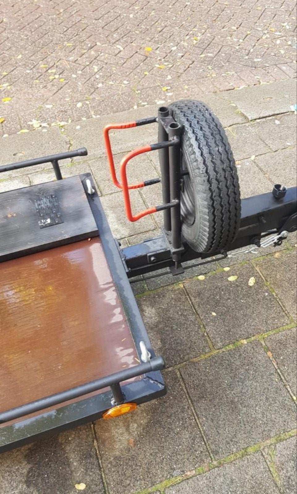 Aanhanger voor scooters, motoren, scootmobielen, quads, Ophalen of Verzenden, Zo goed als nieuw