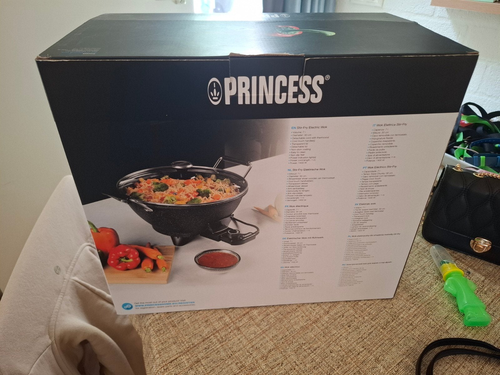 prinses electrische wok pan, Ophalen, Nieuw