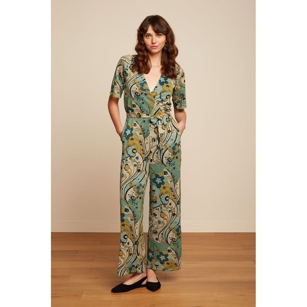 Maat 34/36 King Louie Zita feestelijke jumpsuit Frenzy Multi, Kleding | Dames, Meerkleurig, Ophalen of Verzenden, Zo goed als nieuw