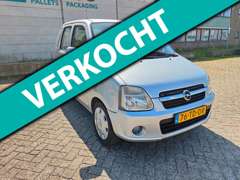 Opel Agila 1.2-16V ( orginele kilometerstand NAP ), Auto's, Opel, Voorwielaandrijving, Stof, 4 cilinders, 1229 cc