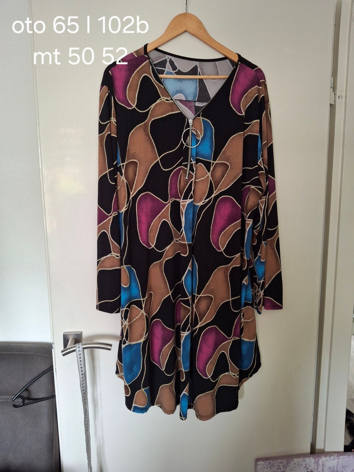 jurk mt 50, Ophalen of Verzenden, Zo goed als nieuw, Curved angels, Jurk