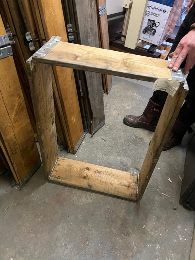 Partij Pallet bekisting, opzet rand, Ophalen, Gebruikt, Minder dan 25 mm, Minder dan 200 cm